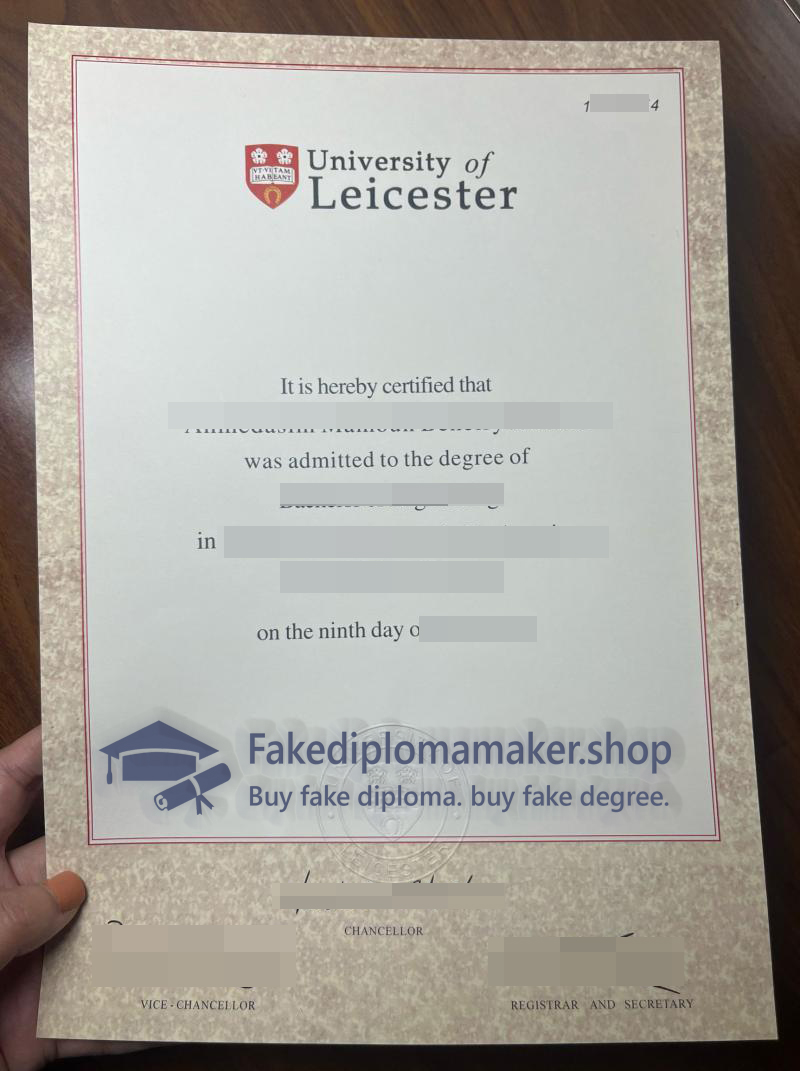 University of Leicester diploma