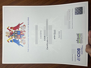 CIOB Certificate-1