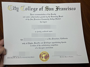 City College of San Francisco diploma-1