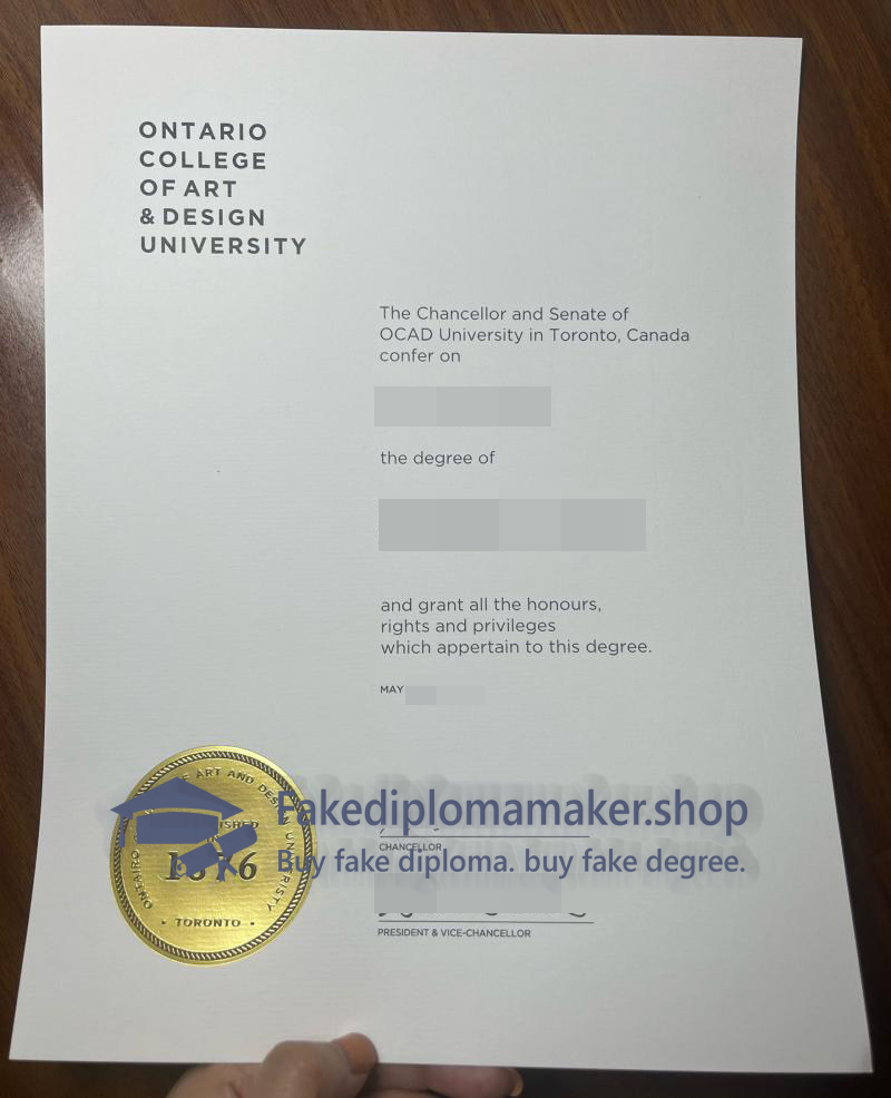 OCAD diploma