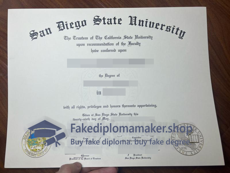 SDSU degree