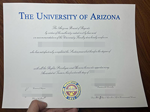 University of Arizona diploma-1